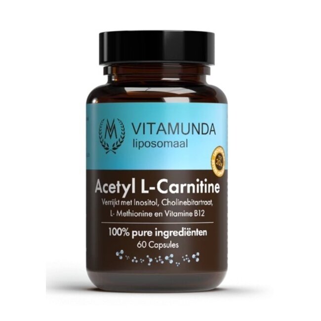 Acetil L-carnitina liposomal 60 cápsulas vegetales