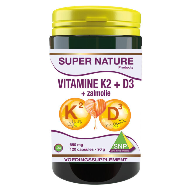 Vitamin K2 D3 salmon oil 120 Capsules