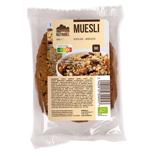 Spel mueslikoek bio 40.00 Gram