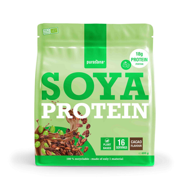 Pflanzliches Protein Soja Kakao Bio 400,00 Gramm