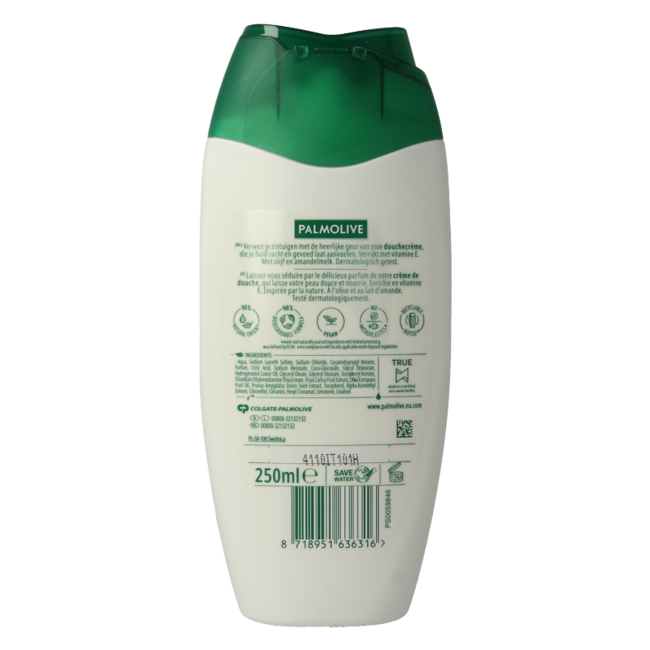 Palmolive natural douche olijf  250.00 Milliliter