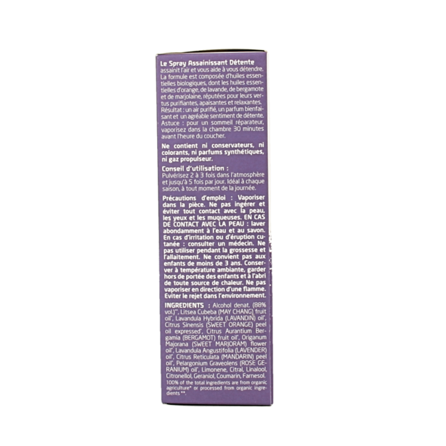 Spray ambiental purificante relax 50,00 mililitros