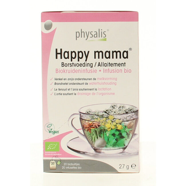 Physalis Organic Happy Mama Tea 20 Bags