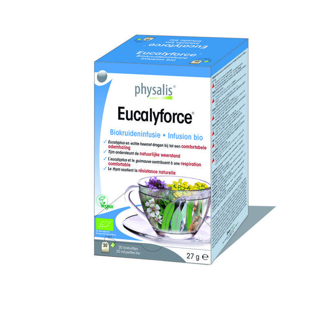 Infusion bio Physalis Eucalyforce 20 sachets