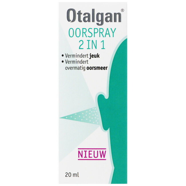 Otalgan Spray do Uszu 2 w 1, 20 Mililitrów