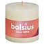 Bougie rustique Bolsius Shine 100/100 soft pearl 1 pièce