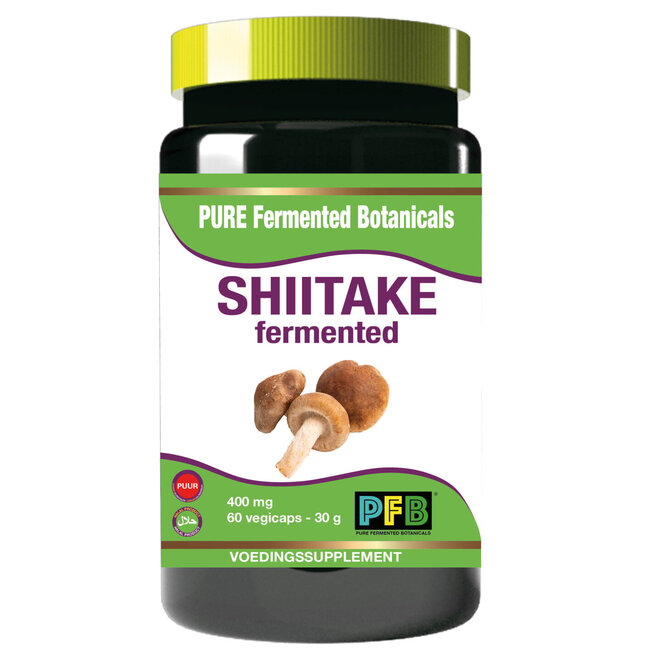 SNP Shiitake fermented 400mg puur 60 Vegetarische capsules