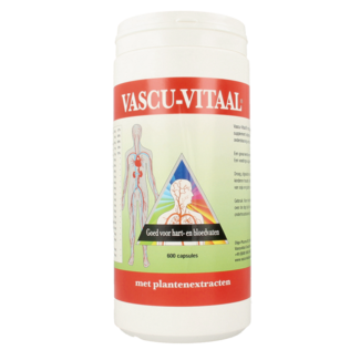 Vascu Vitaal Plantenextracten met Vitamines en Mineralen - 600 Capsules
