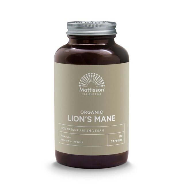 Lion's mane 500mg bio 120 cápsulas vegetarianas