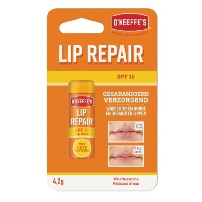 O'Keeffe's Regeneracja i ochrona ust w blistrze SPF15 4,2 Grama