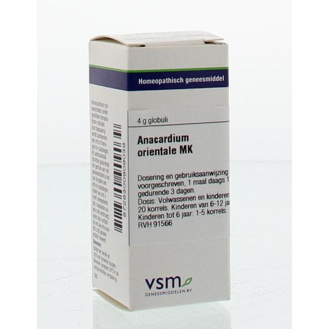 VSM Anacardium orientale MK 4 Grammes