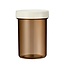 Tablet bottle 55ml shadow with cap 80 pieces