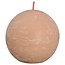 Bolsius Rustiek Kugelkerze Shine 76 Misty Pink 1 Stück