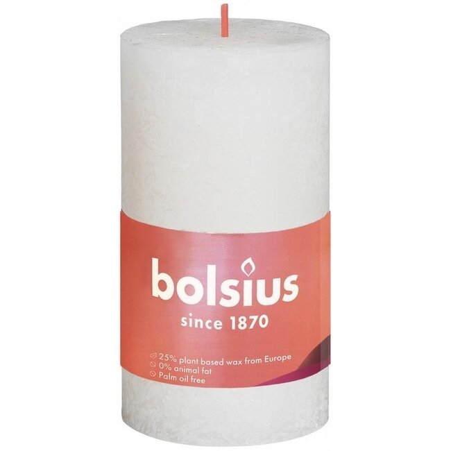 Bolsius Rustiekkaars shine 100/50 soft pearl 1 Stuks