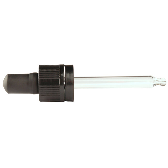 Glaspipette schwarz 50 ml 10 Stück