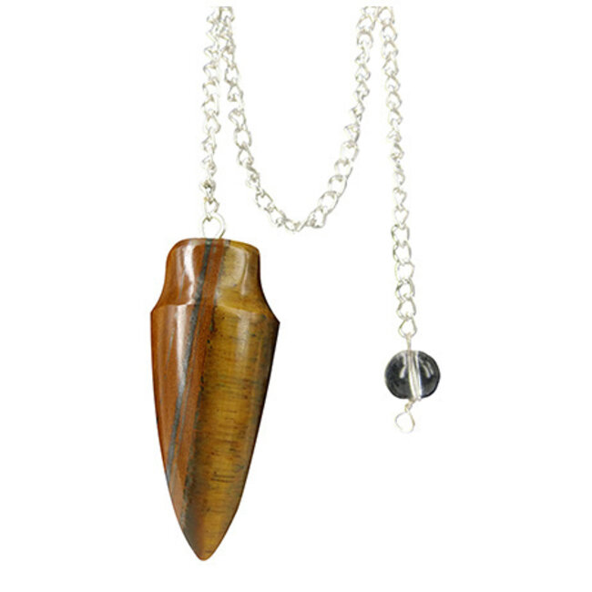 Pendule goutte en œil de tigre Ruben Robijn, 1 pièce