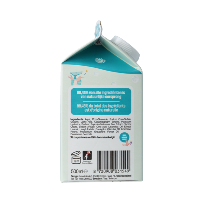 Handzeep eucalyptus rozemarijn refill 500.00 Milliliter