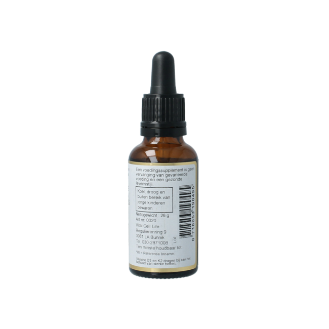 Vitamine D3 & K2 druppels 30.00 Milliliter