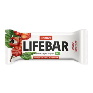 Lifefood Lifebar plus brazil guarana 15 stuks 47.00 Gram