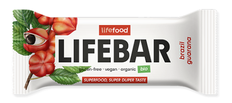 Lifefood Lifebar plus brazil guarana 15 stuks 47 Gram