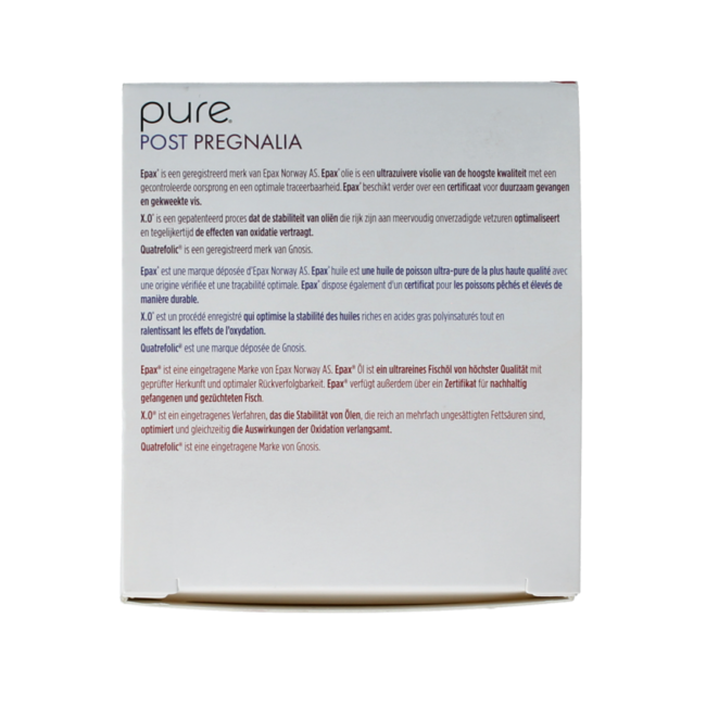 Post pregnalia 30 tabletten & 30 softgels 60.00 Stuks