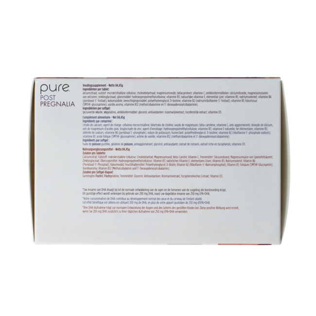 Post pregnalia 30 tabletten & 30 softgels 60.00 Stuks