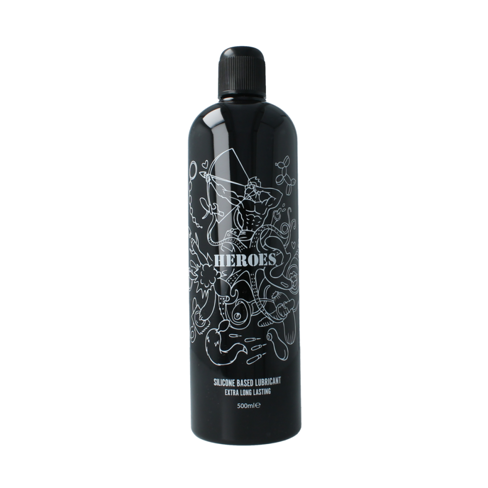 HEROES Glijmiddel siliconen 500 Milliliter