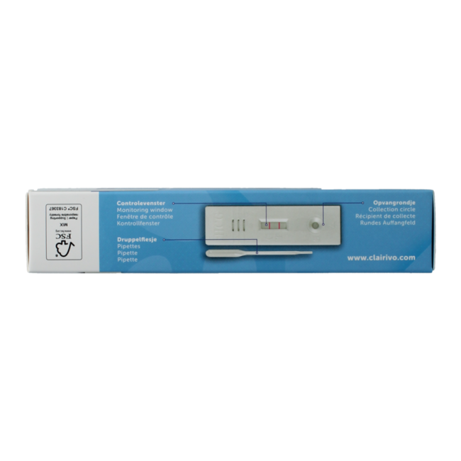 Zwangerschapstest cassette 2.00 Stuks