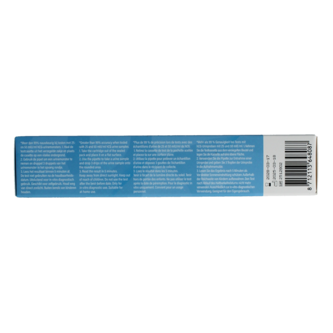 Zwangerschapstest cassette 2.00 Stuks