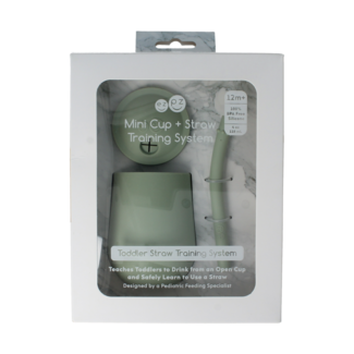 ezpz Mini cup met rietje training system sage 1.00 Stuks