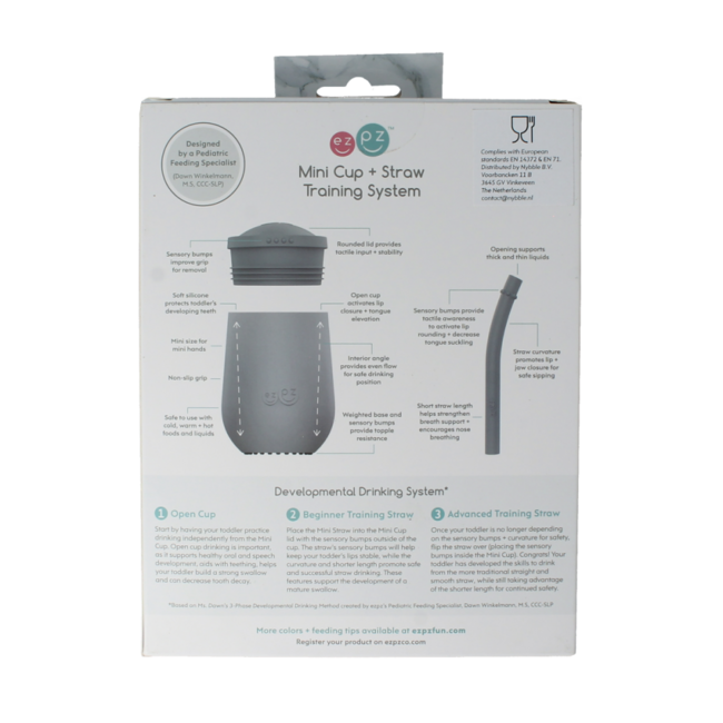Mini cup met rietje training system sage 1.00 Stuks