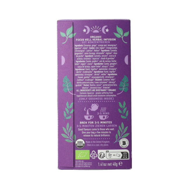 Thee focus well bio 20.00 Zakjes