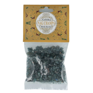 Goloka Resin incense nag champa 12-pack 30 Gram