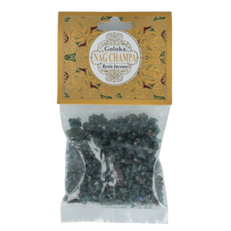 Goloka Resin incense nag champa 12-pack 30.00 Gram