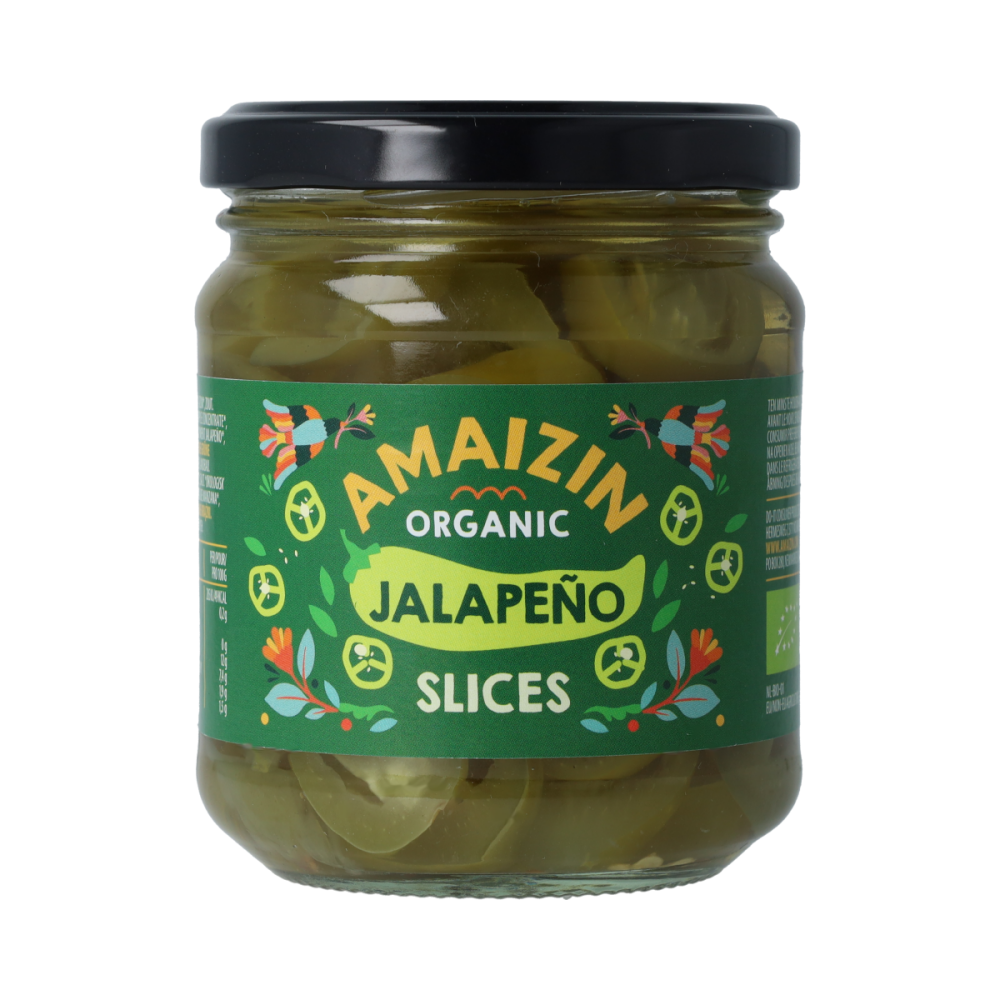 Amaizin Jalapeño plakjes bio 170 Gram
