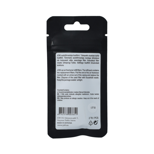 Car Fragrance Forever Fresh Refill  2.00 Stuks