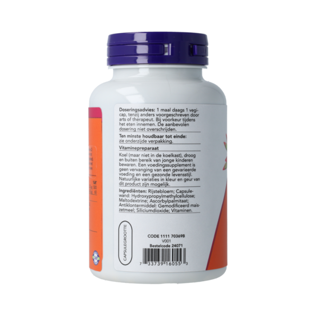 Vitamine D3 en K2 - 1000 IE 45 mcg 180.00 Vegetarische capsules