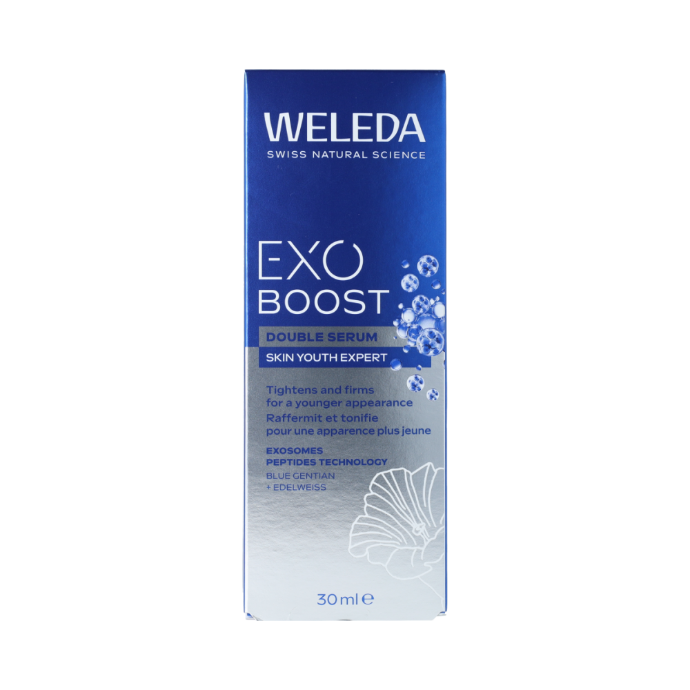 Weleda Exo boost double serum blauwe gentiaan 30 Milliliter