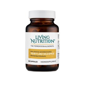 Living Nutrition Your Flora Gold Spice met gember en kurkuma bio 60.00 Capsules