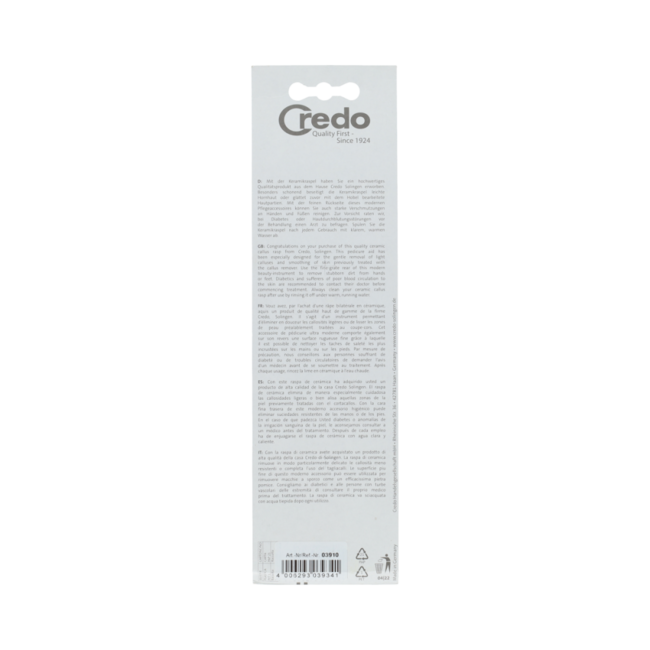 Credo keramische voetvijl apricot 1.00 Stuks
