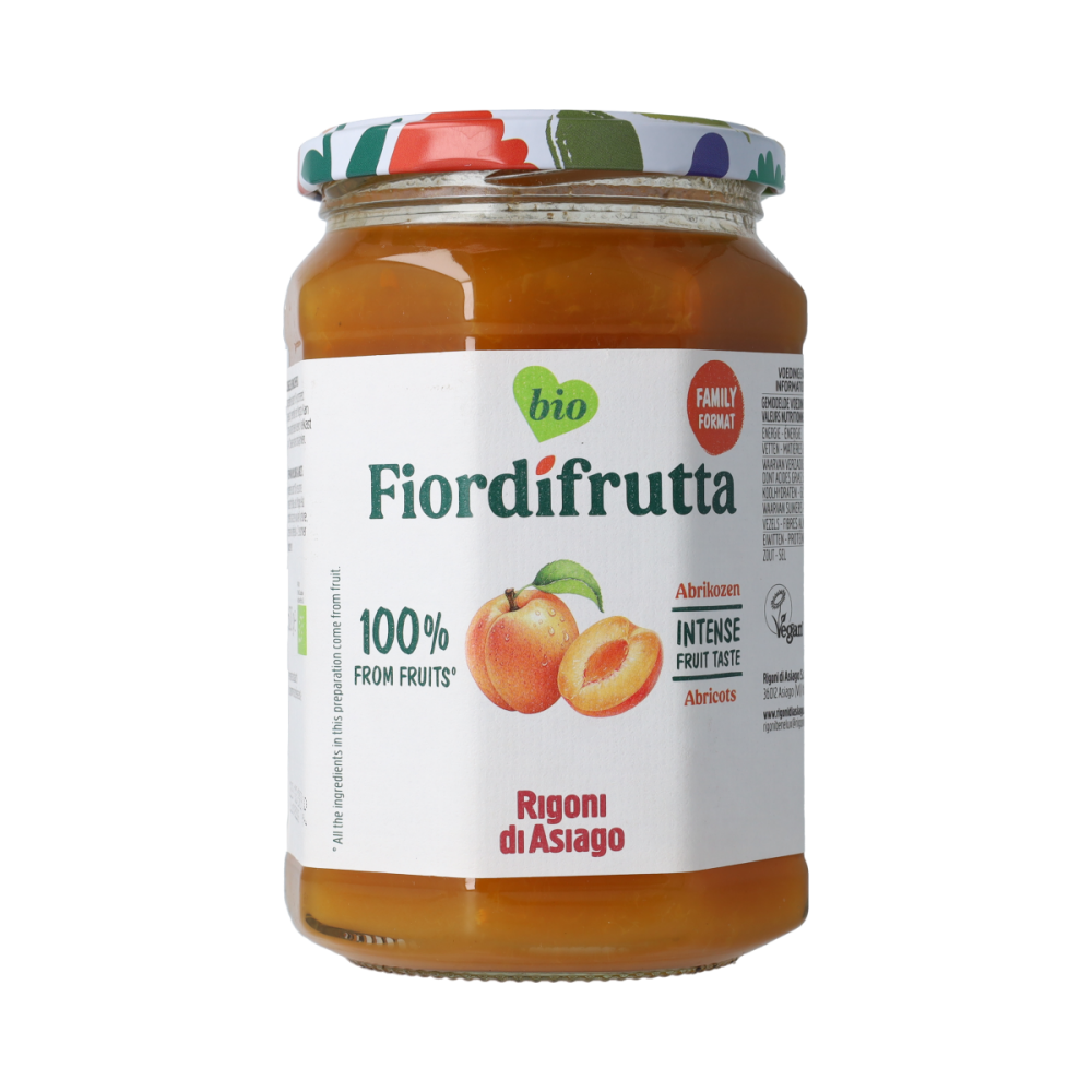 Fiordifrutta Abrikozenjam bio 600 Gram