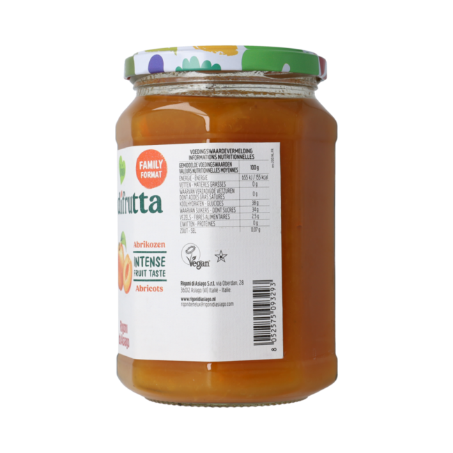 Abrikozenjam bio 600.00 Gram