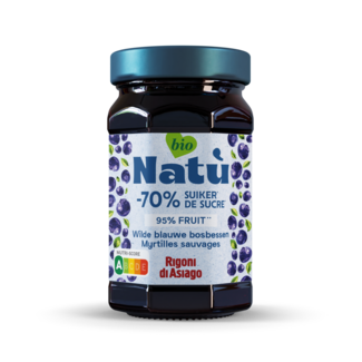 Fiordifrutta Wilde Blauwe bosbesjam bio 600 Gram