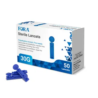 Fora FORA Lancetten - 30G (50 Stuks) 50 Stuks