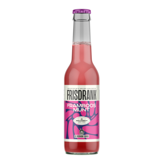 De Frisdrank Fabriek Koolzuurhoudende frisdrank framboos munt bio 275.00 Milliliter