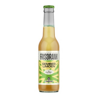 De Frisdrank Fabriek Kohlensäurehaltiges Erfrischungsgetränk Ingwer Limette Bio 275 Milliliter