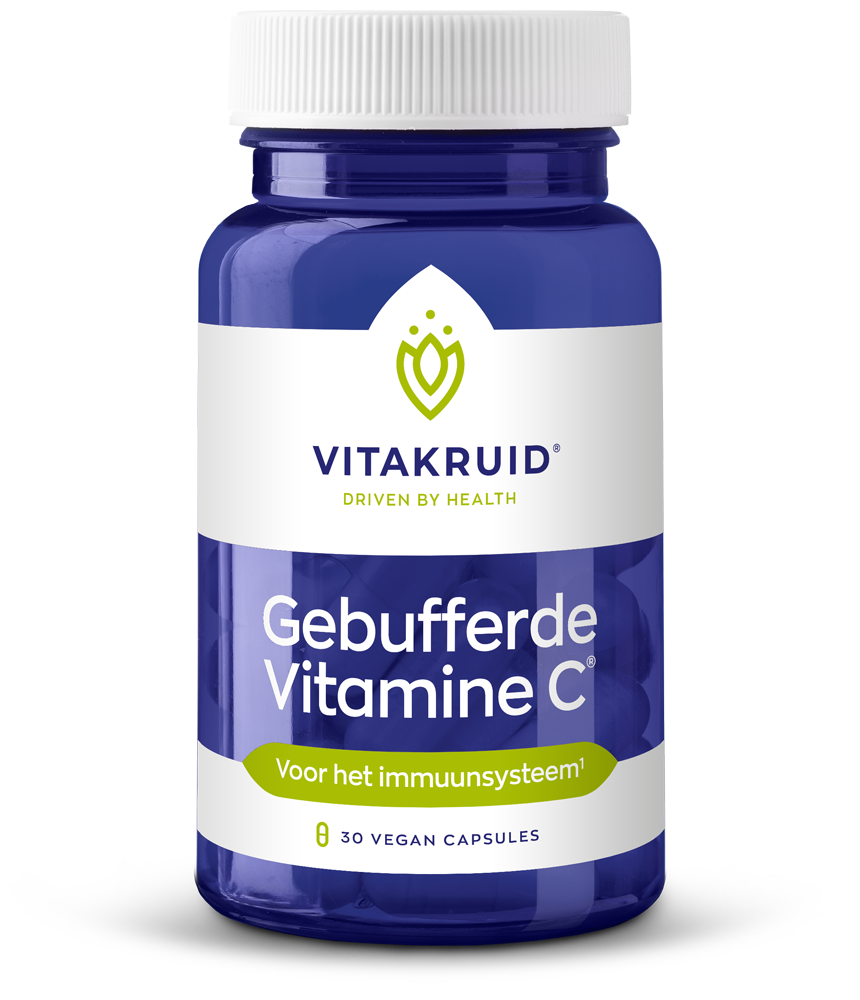 Vitakruid Gebufferde Vitamine C met oa Zink OPC Quercetine 30 Vegetarische capsules