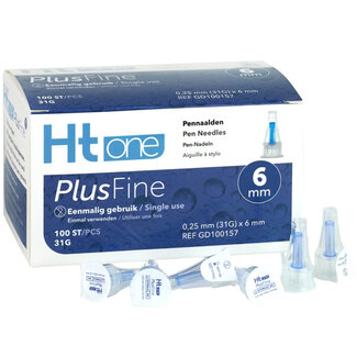 HT One Ht One Plusfine Penkanülen 6mm 31G 100,00 Stück