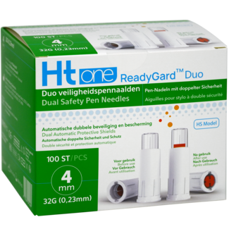 HT One Ht One READYGARD DUO veiligheidspennaald 32G 4mm 100.00 Stuks