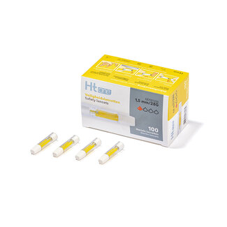 HT One Ht One Veiligheidslancetten 1,5 mm 100.00 Stuks